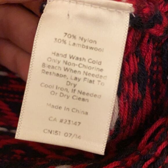 Talbots wool blend fair island sweater. Size S P - Picture 7 of 7